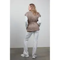 DIDI Sleeveless Kimono Romy Beige / Brown Taglia: 34-36 | Gilet Outlet | Donna | Marrone