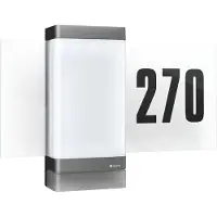 Steinel Numero civico intelligente con luce L 270 Digi SC, antracite