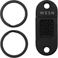 WESN QR, SN03-1, Blacked Out Titanium, portachiavi