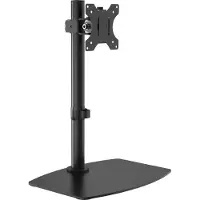 Vision VFM-DSB - Supporto - per display LCD - acciaio - nero - dimensioni schermo: 33-81,3 cm (13"-32")