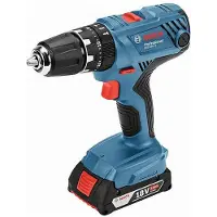 Bosch Trapano Avvitatore 2 Batterie Litio 18V Percuss. (Gsb 18V-21) - 2 batterie al litio da 2,0 Ah