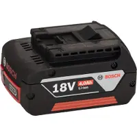 Bosch Accesorios Batteria a scorrimento 18 Volt Heavy Duty (HD), 4,0 Ah Li-Ion GBA M-C