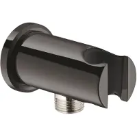 GROHE Gomito di collegamento a parete Rainshower 26658 rosone rotondo in grafite dura