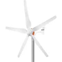 Markenlos Generatore eolico bianco a 5 pale da 500 W