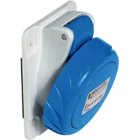 Schneider Electric Presa da incasso CEE, morsetti a vite, 32 A, 2 poli + terra, 200-250 V CA PKF32F723