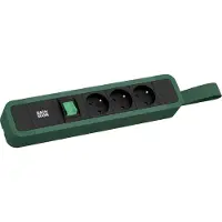 Bachmann PRIMO 2 3xUTE 1xinterruttore con anello 2,0m CEE7/7 RAL6028