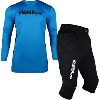 KEEPERsport Completo per l'allenamento blu / nero / bianco