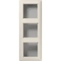 JUNG tappo da esterno 3 poli cs cornice sagomata AS 583 A W