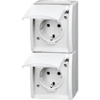 Busch-Jaeger SCHUKO presa doppia 20-02 EW-54
