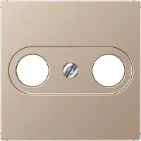 JUNG Il campione di copertura. per presa d'antenna - Piastra per presa d'antenna coassiale A 561 PLTV CH