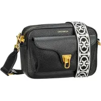 Coccinelle Borsa a tracolla 'Beat Soft Ribb' oro / nero / bianco