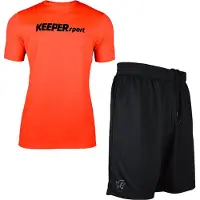 KEEPERsport Completo per l'allenamento arancione / nero
