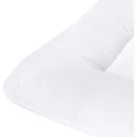 Beliani Coperta bianca, tutto l'anno in microfibra 135 x 200 cm antiallergica universale extra calda