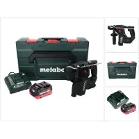 Metabo BH 18 LTX BL 16 Tassellatore a batteria 18 V 1.3 J SDS-plus Brushless + 1x Batteria 8,0 Ah + Caricabatterie + Valigetta MetaBOX