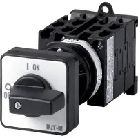 Eaton Interruttore a gradini , T0, 20 A, montaggio intermedio, 5 moduli, contatti: 10, 45°, con scatto, con posizione 0, 0-5, n. di riferimento 15133 014134