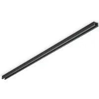 TRIO Lighting binario bifase DUOline, nero opaco, 100 cm