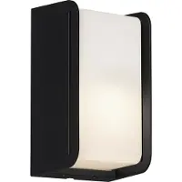 Briloner Luce per esterni luce laterale fessure bianco-nero 1xE27 IP44 metallo