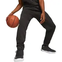 Puma Pantaloni sportivi 'Hoops Team Dime' nero