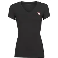GUESS T-shirt SS VN MINI TRIANGLE TEE donne - Nero - EU L