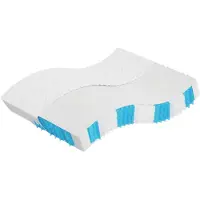 vidaXL Materasso con nucleo a molle insacchettate a media resistenza 160x200 cm