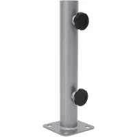 vidaXL Supporto per ombrellone per palo Ø32/34/38 mm acciaio argento