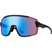 Smith - Occhiali da sole - Wildcat|Matte Black|ChromaPop Low Light Rose Blue Mirror - Nero