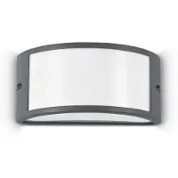 Ideal Lux applique da esterno Rex 1, antracite, IP44, E27