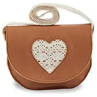 Easy peasy Borsa a spalla HANDIDOO MACRAME ragazzo - Marrone - Unica