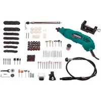 Vonroc Strumento rotante multifunzione 160W | Incl. set di 232 accessori