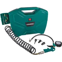 Vonroc Compressore - A batteria, 20 V, portatile, per auto e biciclette