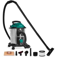 Vonroc Aspiratore a secco e umido 1400W - Serbatoio 20L e cavo di alimentazione 6m