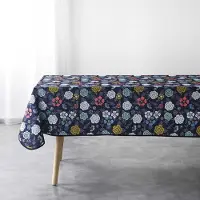 Douceur d'intérieur Tovaglia NAPPE RECTANGLE 150 x 240 CM POLYESTER IMPRIME LILY BLEU - Blu - 150x240 cm