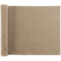 Douceur d'intérieur Tovaglia CHEMIN DE TABLE 35 x 140 CM JUTE UNI LENY - Marrone - Unica