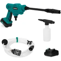 Vonroc Idropulitrice a batteria 20V - 24 bar| Accessori inclusi – Batteria 4.0 e caricatore rapido inclusi