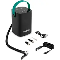 Vonroc Mini compressore a batteria 12V con batteria integrata | Display digitale / manometro