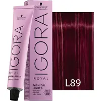 Schwarzkopf Professional Igora Royal Fashion Lights L-89 Rosso-Viola 60ml — Tinta per capelli