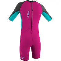 O'Neill Muta Shorty Junior A Maniche Corte Con Cerniera Posteriore Reactor Spring 2 Mm