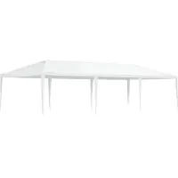 vidaXL Tenda per feste 4 x 9 m Bianco