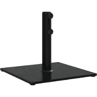 vidaXL Supporto per ombrellone Ø32/38/48 mm asta 17 kg quadrato