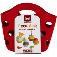 Eurekakids Cupcake Di Legno Per Giocare. Costruisci E Crea