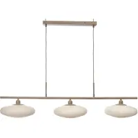 It's About Romi si tratta di RoMi - Lampada a sospensione Sapporo - Bianco - 115x29x23cm Lampada a sospensione - Lampada da tavolo - Lampada da salotto - Lampada da camera da letto - Soggiorno