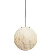 It's About Romi si tratta di RoMi - Lampada a sospensione Carrara - Oro/Bianco - Ø28cm Lampada a sospensione - Lampada da tavolo - Lampada da salotto - Lampada da camera da letto - Soggiorno