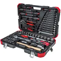 Gedore Set di chiavi a bussola rosse 1/4" + 1/2" 100 pezzi