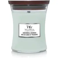 Woodwick Sage & Myrrh Vaso 275 g — Candela