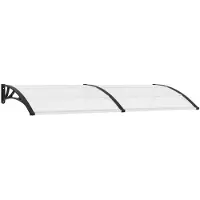 vidaXL Tettoia per porta 240×100 cm PC