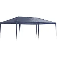 vidaXL Tenda per feste 4x6 m blu