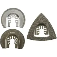 Kwb 708600 Set di piastrelle 3 pezzi