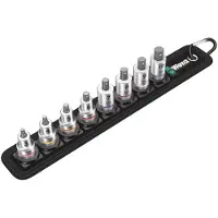 Wera Set di inserti per cacciavite con funzione di bloccaggio, esagono incassato da 3/8", da 3 a 10 mm, 8 pezzi, | 4013288194954