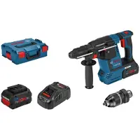 Bosch Cordless hammer drill - PROFESSIONAL - GBH 18V-26F - 2.6 J - 2 ProCore 5.5Ah batteries - KickBack Control