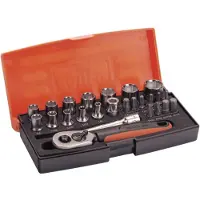 Bahco Set di chiavi a bussola 1/4 da 25 pezzi SL25AF (SL25AF)